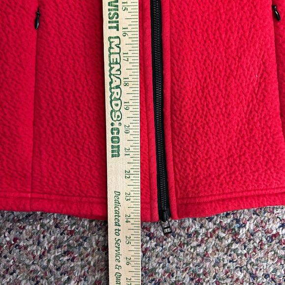 Tonia Debellis Women's Shiloh Red Textured Knit Full-Zip LS Jacket Size L - Picture 15 of 15